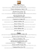 Dinner Menu - Stella Alpina Osteria