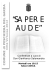 sapere aude libretto - Comune di Peschiera del Garda