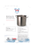 pentola con due maniglie in acciaio inox