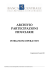 archivio partecipazioni fiduciarie - Banca Centrale della Repubblica
