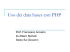 Uso dei data bases con PHP