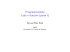 Programmazione Liste e funzioni (parte I)