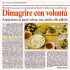 Dimagrire con volont&agrave;