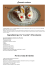 Ingredienti per la “scorcia” (l`involucro) Per la crema di ricotta