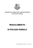 REGOLAMENTO DI POLIZIA RURALE