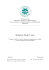 Relazione Finale I anno - Dipartimento di Meccanica, Matematica e