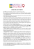 Comunicato del progetto