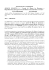 APPALTO RELATIVO A “ Lavori di Messa in