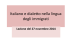 italiano e dialetto nella lingua degli immigrati