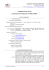 CURRICULUM VITAE Associazione di Volontariato “PIZZICARMS”