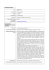 INFORMAZIONI PERSONALI 24 gennaio 1963 Architetto