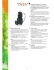 CARATTERISTICHE COSTRUTTIVE • Corpo motore: ghisa G20 con
