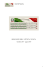 resoconto dell`attivita` svolta - Dipartimento Politiche Europee
