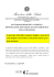 Raccomandazione n° 3