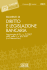 DIRITTO E LEGISLAZIONE BANCARIA