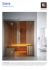 Scheda tecnica Sauna Finlandese