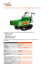 minitransporter meccanici / cassone agricolo amt-3.0c