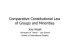 Comparative Constitutional Law of Groups and Minorities