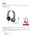 Cuffia Stereo STUDIO MIX DJ EASY, jack 3,5 mm con microfono e