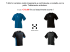 T-Shirt in sintetico molto traspirante e confortevole a contatto con la