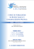 CORSO DI FORMAZIONE IN IPNOSI CLINICA E COMUNICAZIONE