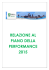 relazione al piano della performance 2015