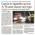 Lascia la sigaretta accesa