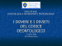 DEONTOLOGIA E ORDINAMENTO PROFESSIONALE Corso di studi