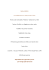 Menu - Villa Aretusi