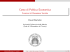 Corso di Politica Economica - Funzioni di Benessere Sociale
