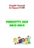 progetti ccr 2012-2014