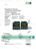 Regolatore di processo con Setpoint programmabile 1/16 DIN