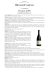 Scheda tecnica Curtefranca Ponènt 2009