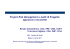 Project Risk Management e Audit di Progetto: approccio e
