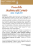Lettera/Programma festa del Carmelo