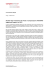 Comunicato stampa Risultati degli investimenti