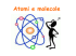 Atomi e molecole