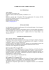 Curriculum vitae - Comune di Crandola Valsassina