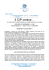 Comunicato stampa CIP Sardegna N° 3 Del 04/12
