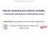 Internet streaming and network neutrality: comparing the