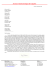 Lettera del nuovo Editor-in-Chief del Journal of Endocrinological