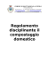 Regolamento disciplinante il compostaggio domestico