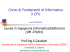Lucidi sull`Introduzione al Corso