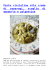 Pasta ricciolina alla crema di asparagi, scaglie