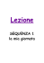 SEQUENZA 1 la mia giornata