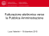 Fatturazione elettronica verso la Pubblica Amministrazione