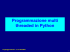 Programmazione multi threaded in Python
