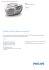 Product Leaflet: Stereo CD/cassette con Dynamic Bass Boost