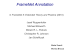 FrameNet Annotation