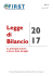 Legge di Bilancio 2017. Le principali misure a favore